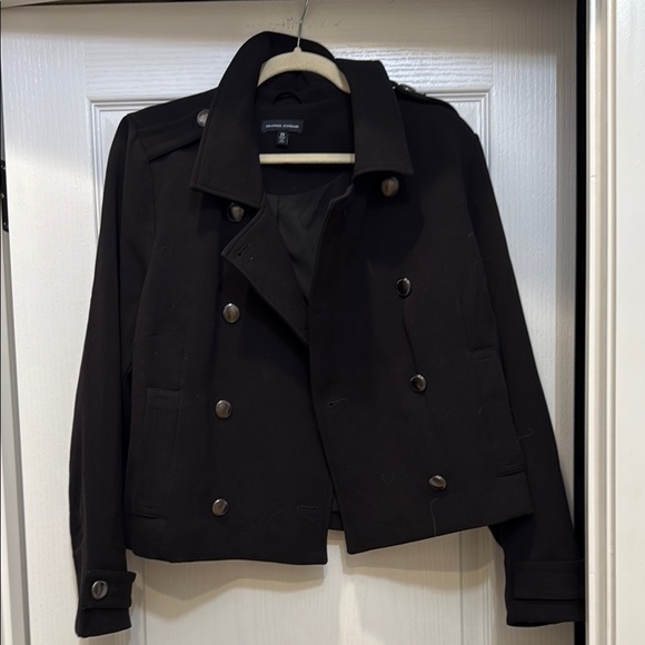 Universal Standard Black Lined Ponte Blend Rivington Military Style Blazer NWOT - Picture 2 of 6